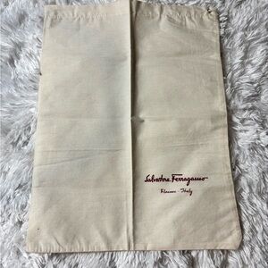 Salvatore Ferragamo Beige Dust Bag